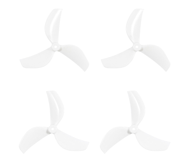 BetaFPV Gemfan 45mm (1.5mm) White - potrójne śmigła (4 szt.) - 1518188 - zdjęcie